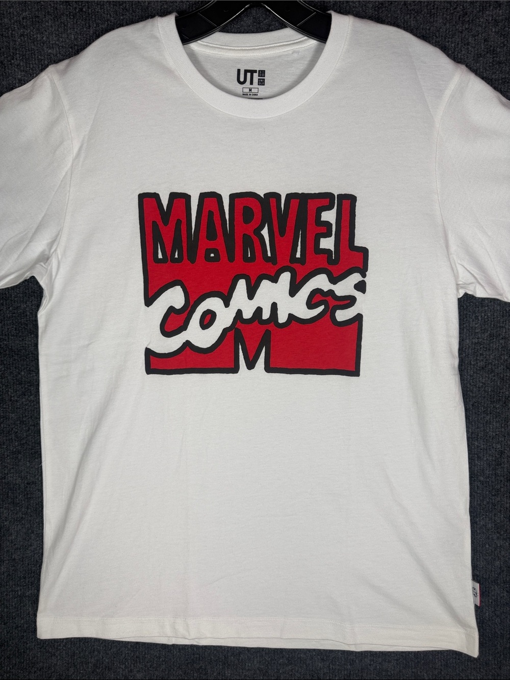 Uniqlo Marvel x Jason Polan Men's Medium Marvel Comics Graphic T Shirt White
